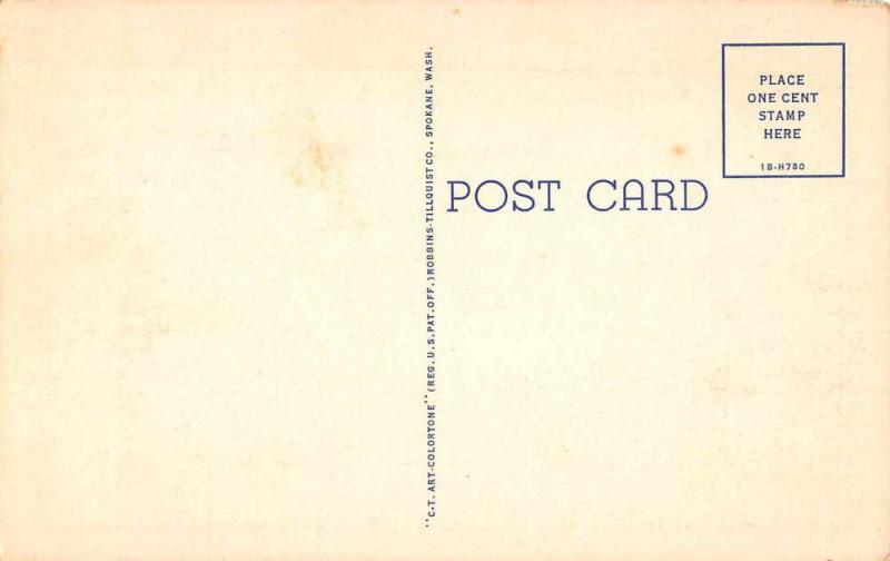 Helena Montana Large Letter Linen Antique Postcard J48774