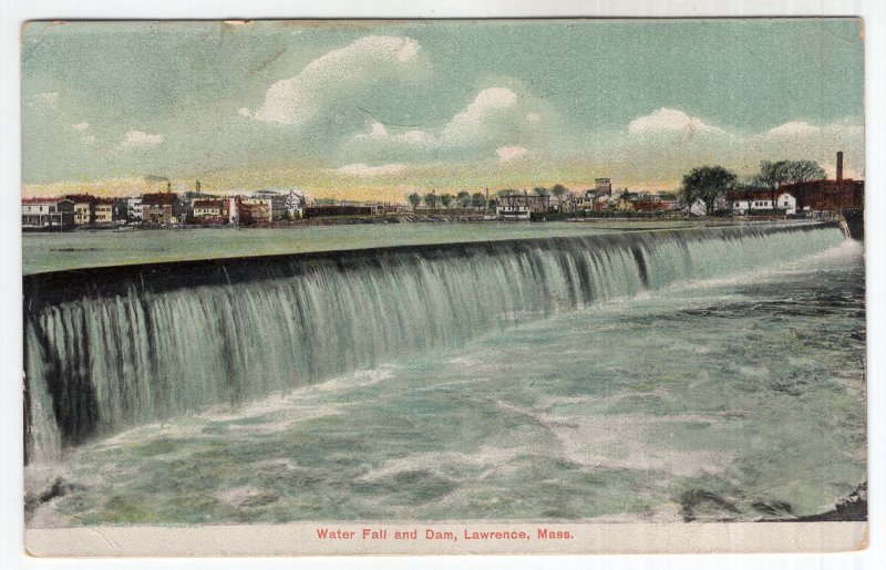 Lawrence, Mass, Water Fall and Dam