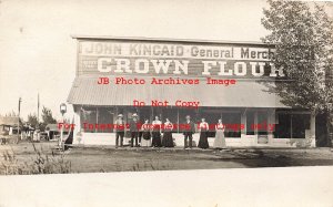 CA, Dos Palos, California, RPPC, John Kincaid General Merchandise Store