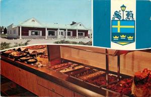 Elgin Naperville Illinois~Sweden House Smorgasbord~Swedish Flag~1970