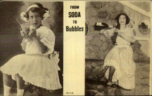 FROM SODA TO BUBBLES Little Girl to Woman Drinkin Champagne Alcohol PC