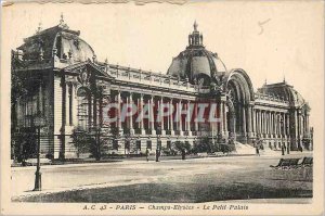 Old Postcard Paris Champs Elysees Petit Palais