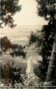 Sanborn RPPC S-1792 Vista of Will Rogers Shrine of the Sun Colorado Springs CA