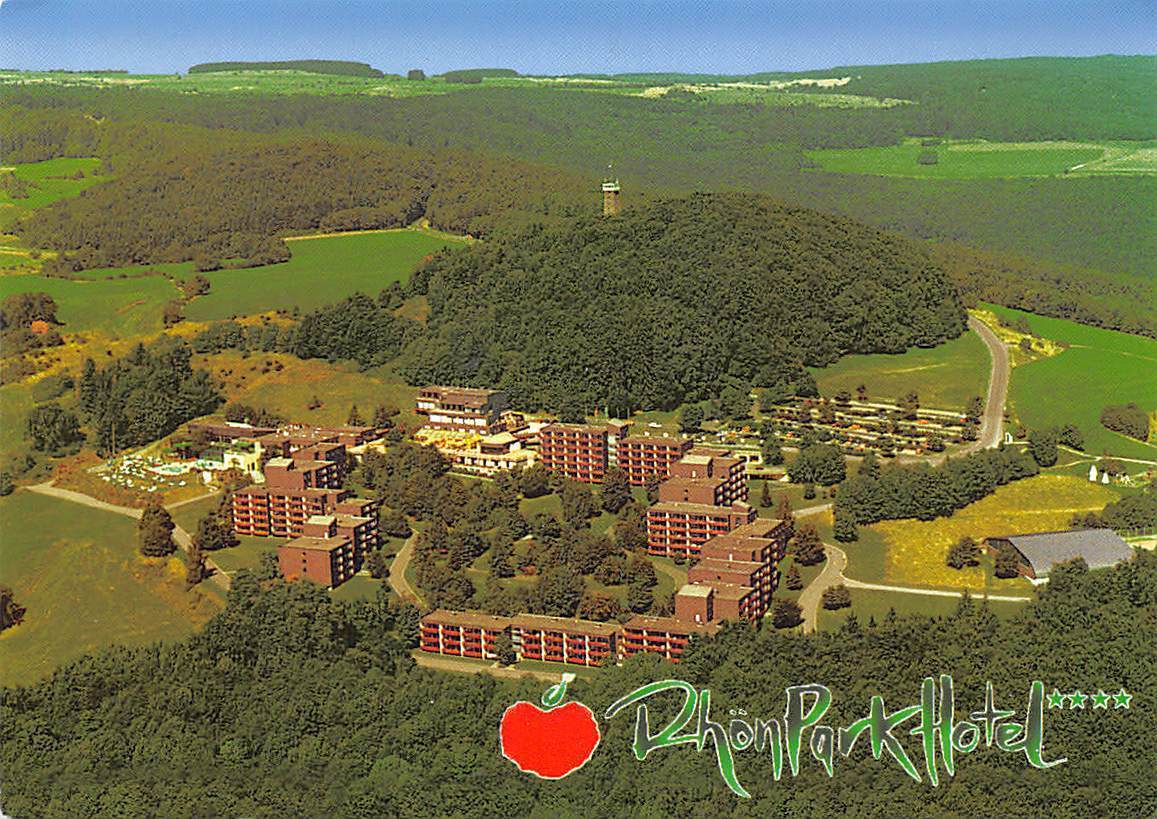 Germany Hausen Ortsteil Roth Rhon Park Hotel An Der Rother Kuppe Aerial View Hippostcard