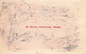 NV, Virginia City, Nevada, RPPC, Bird's Eye View of C & C Mine Shaft, Mining