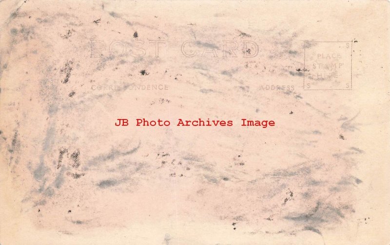 NV, Virginia City, Nevada, RPPC, Bird's Eye View of C & C Mine Shaft, Mining