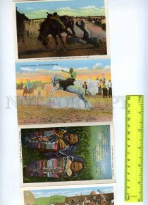 202180 USA GREAT WEST Cowboy & Indian set of 16 views in cover