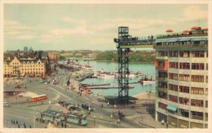 Sweden Stockholm Katarina Elevator Vintage Postcard 07.82