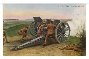 Military - 3 Inch Field Artillery Piece in Action