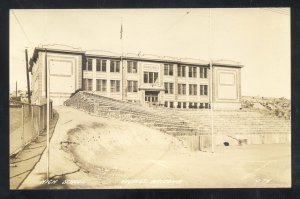 RPPC NOGALES ARIZONA HIGH SCHOOL BUILDING VINTAGE REAL PHOTO POSTCARD