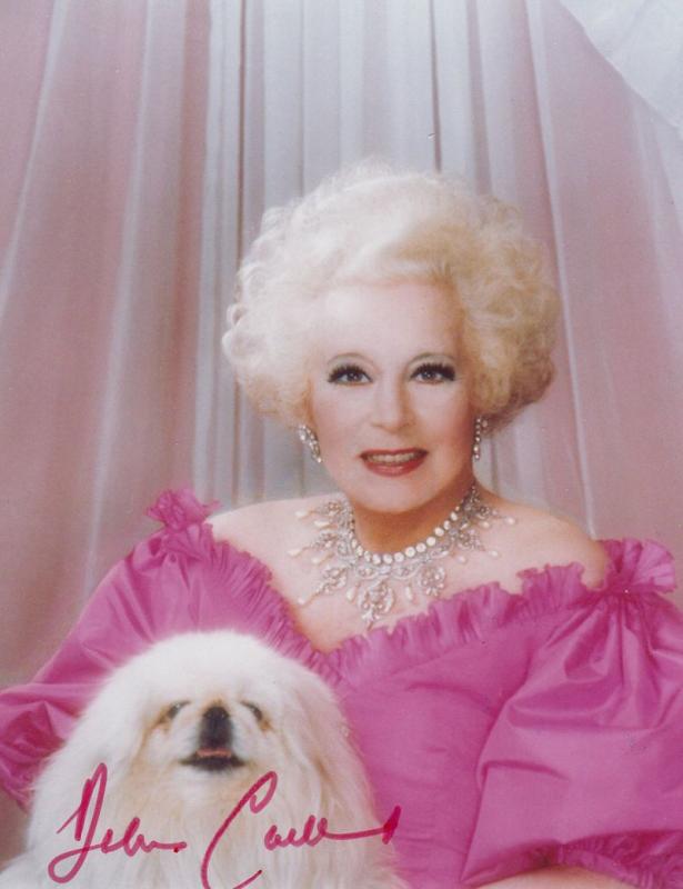 Barbara Cartland Hand Signed Photo