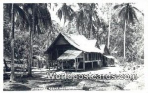 Real Photo Attap House Penang Malaya, Malaysia Unused 