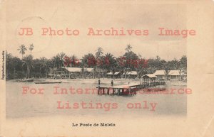 Belgium Congo, Malela, Poste, 1916 PM