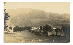 VT - Plymouth Notch. Bird's Eye View ca 1912  RPPC