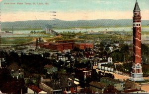Water Towers View From Water Tower St Louis Missouri 1911
