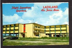 TX Flight Squadron Quarters Lackland Air Force Base San Antonio Texas Postcard