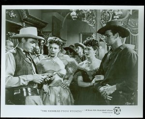 Movie Still, The Redhead From Wyoming, Maureen O'Hara, Alex Nicol,William Bishop