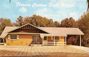 Winter Park Florida Custom Built Homes Advertising Vintage Postcard AA5207