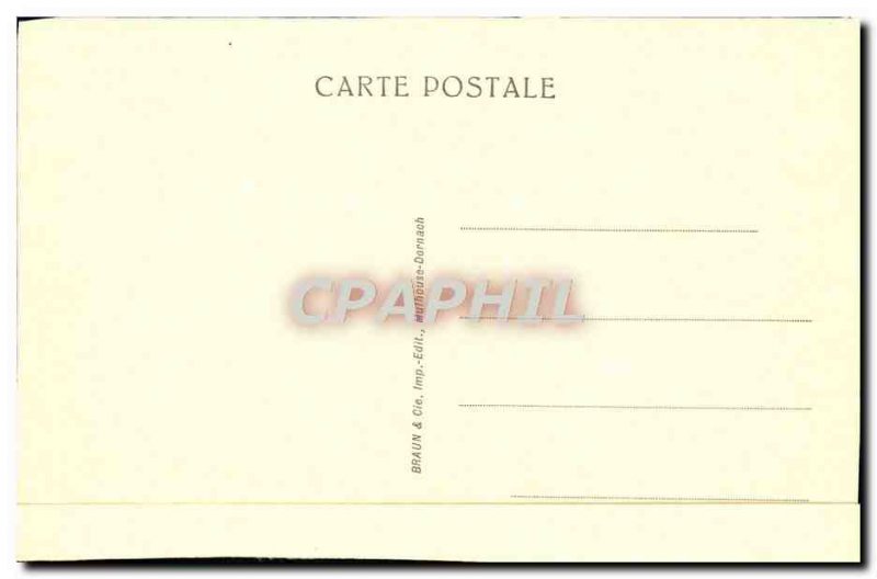 Old Postcard From Wettstein Cpl Le Cimetiere Des Chasseurs Army