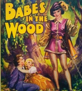 Babes In The Woods Theatre Show Mini Poster Print 1930's Original Forest Fantasy