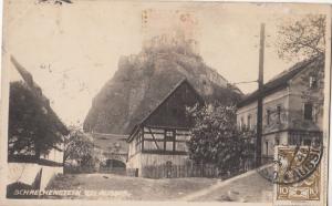 B77887 schreckenstein bei aussig Schrecken czech republic  scan front/back image