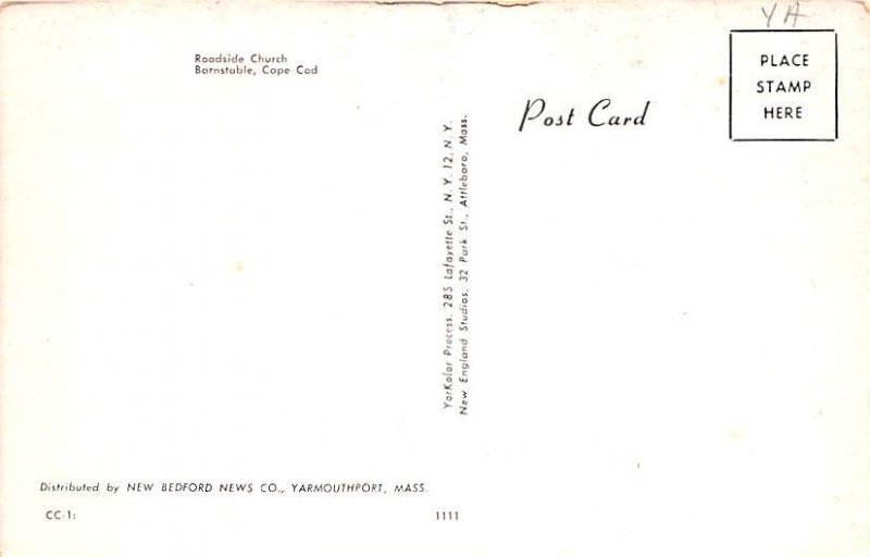 Roadside Church Barnstable, Massachusetts MA  