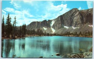 M-43067 Mirror Lake Snowy Range in Medicine Bow National Forest on Highway 13...