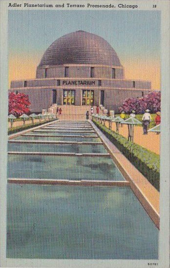 Illinois Chicago Adler Planetarium And Terrazo Promenade