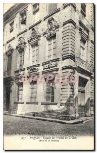 Postcard Old Avignon Facade of the Hotel de Crillon (Rue de la Masse)