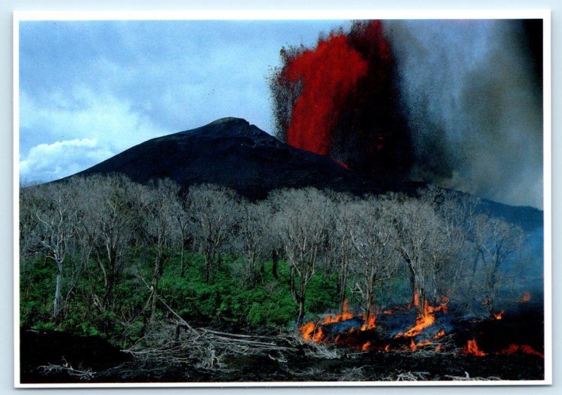 3 Postcards KILAUEA VOLCANO, Hawaii HI ~ PU'U O'O ERUPTION Lava 1990 ~ 4x6