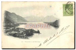 Old Postcard Thonon les Bains Lake