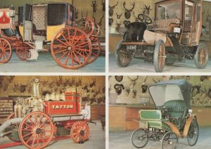 1906 Electric Brougham Tatton Fire Engine Cheshire Transport Postcard