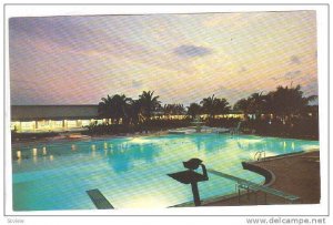 Beautiful night at the Grand Bahama Hotel and Country Club, Nassau, Bahamas, ...