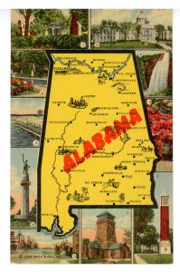 Map - Alabama