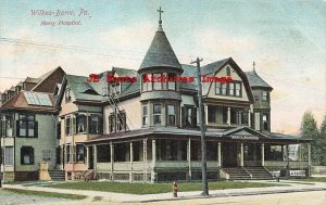 PA, Wilkes-Barre, Pennsylvania, Mercy Hospital, Exterior, Coons Pub