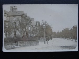 North Yorkshire HARROGATE Grove Road c1905 RP Postcard by J. Hodgson