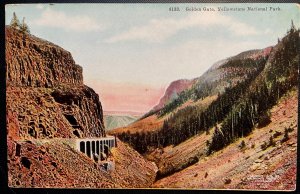 Vintage Postcard 1907-1915 Golden Gate Bridge Yellowstone, Wyoming (WY)