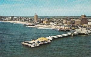 New Jersey Atlantic City Aerial View 1975