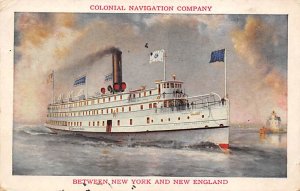 Concord River Steamship Colonial Navigation Comany Steamer Ship 