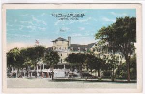 Williams Hotel Daytona Florida 1927 postcard