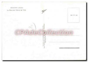 Old Postcard Chauny Aisne Place de l'Hotel de Ville
