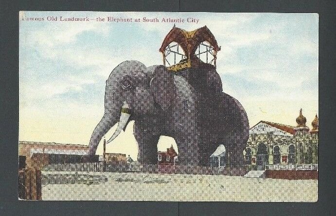 Ca 1902 PPC Elephant Hotel Atlantic City NJ Mint