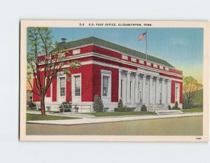 Postcard U.S. Post Office, Elizabethton, Tennessee