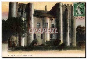 Old Postcard Niort Le Chateau