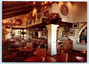 COALINGA, CA ~ Harris Ranch LA PARRILLA DINING ROOM 4x5½ Roadside Postcard