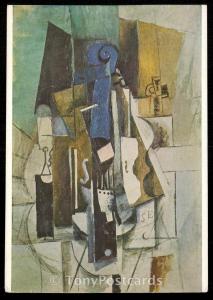 Pablo PICASSO (1881-) - Le Violon au Cafe