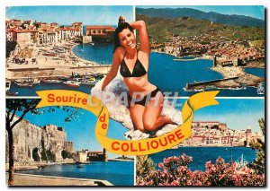 Modern Postcard La Cote Vermeille Collioure