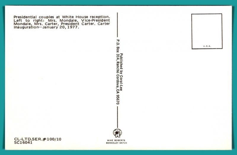 Presidential Couples - Mondales & Carters - [MX-925]