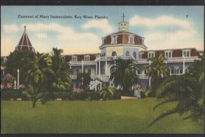 Florida KEY WEST Convent of Mary Immaculate Founded in 1878 ~ Linen
