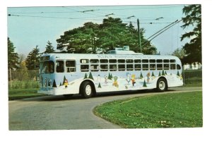 Miami Valley Regional Transit Authority Trolley Coach, Winter Bus, Dayton, Ohio,